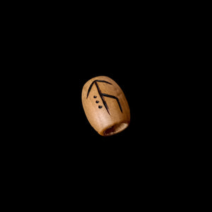 Puuhelmi "Bind Rune" ∅9mm