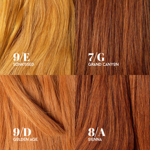 Aitohiustakut "Gingers" 20-25cm 10kpl (Ennakkotilaus)